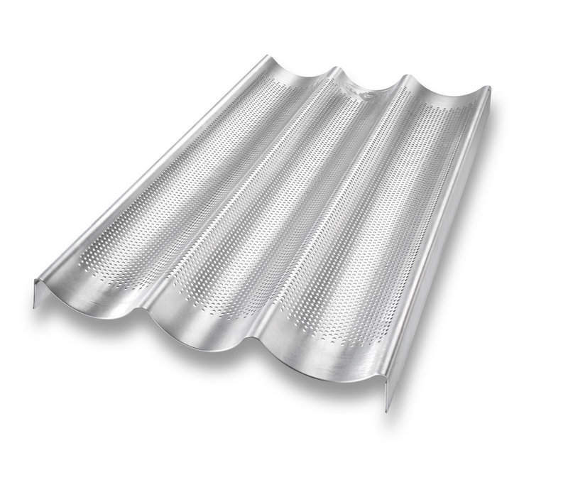USA Pan, French Baguette Pan - 3 Loaves - 16 x 9 in.