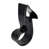 (discontinued) R&M Music Note Cookie Cutter 3.5" -Black