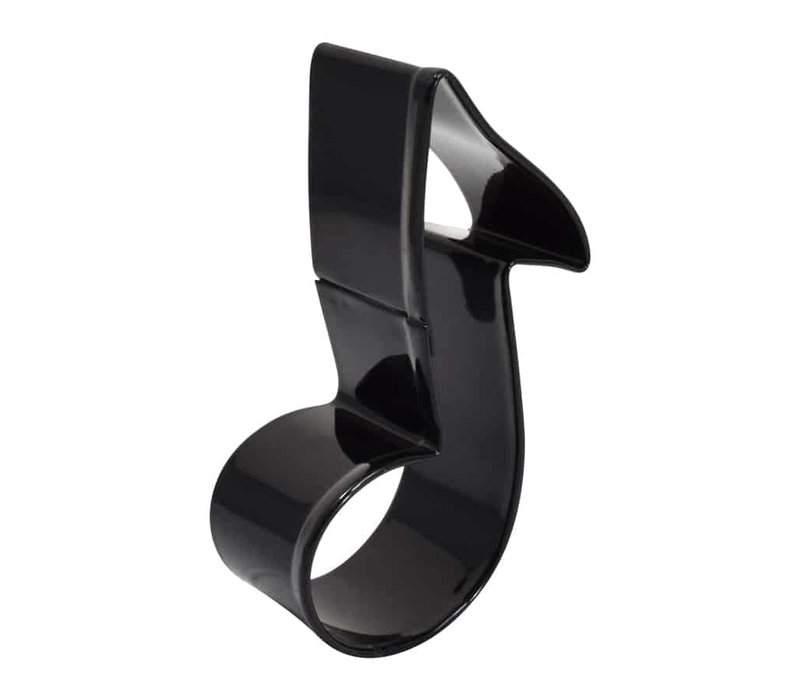 (discontinued) R&M Music Note Cookie Cutter 3.5" -Black