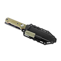 WRFC5--White River, Firecraft 5, O.D. Canvas Micarta / Orange G10 Liner