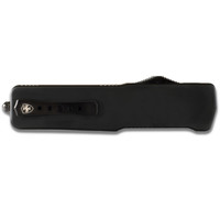 Templar Small Premium Weighted Black Rubber OTF Black CPM D2 Dagger