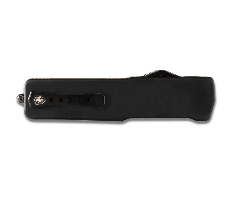 Templar Small Premium Weighted Black Rubber OTF Black CPM D2 Dagger