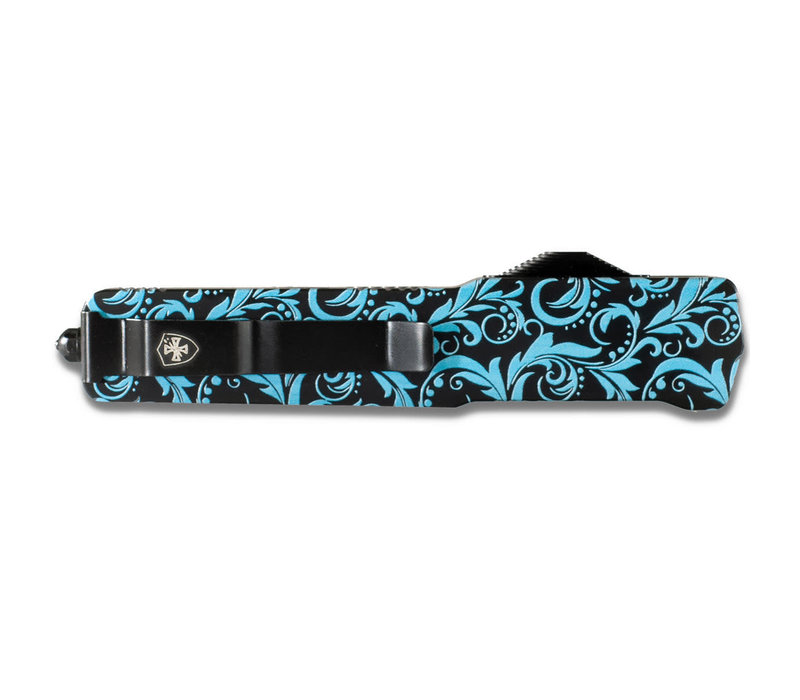 Templar Slim Premium Weighted OTF, Maiden Teal, Black CPM D2 Dagger