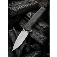 WE Knife Subjugator Flipper- Black Titanium Handle, CPM 20CV Blade