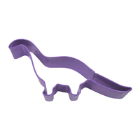 (discontinued) R&M Brontosaurus Cookie Cutter 6" - Purple