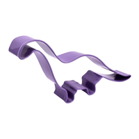 (discontinued) R&M Brontosaurus Cookie Cutter 6" - Purple