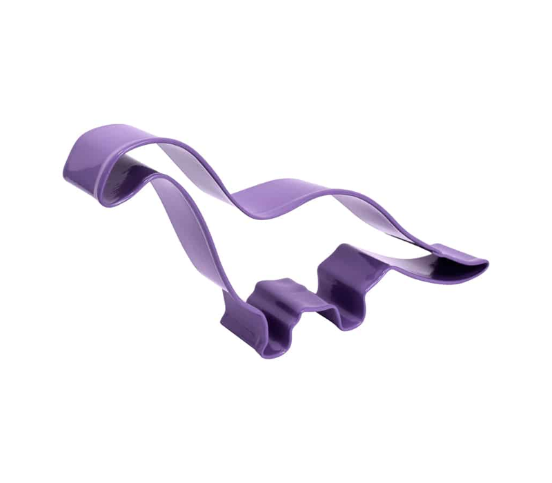 (discontinued) R&M Brontosaurus Cookie Cutter 6" - Purple