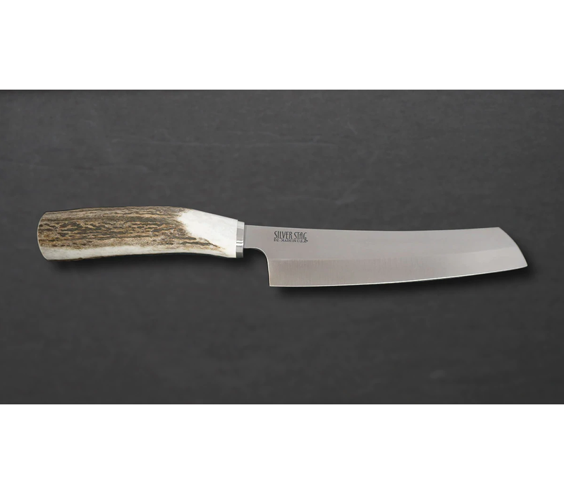 Silver Stag Universal Chef Pro- D2 Steel, Elk Stick Handle