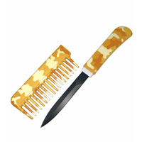 CK-CM-6--Panther Trading, Comb Knife Cammo Yellow