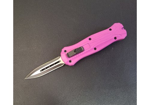 Panther Trading Co M-5-PL--Panther Trading, Miniature OTF Automatic Knife - Purple