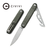 Civivi CIVIVI, Crit with Green Micarta Handle and Nitro V Steel