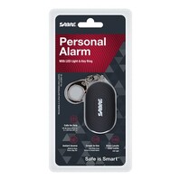 Sabre, Personal Alarm w/LED Light, Black