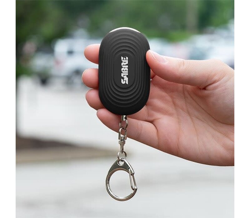 Sabre, Personal Alarm w/LED Light, Black