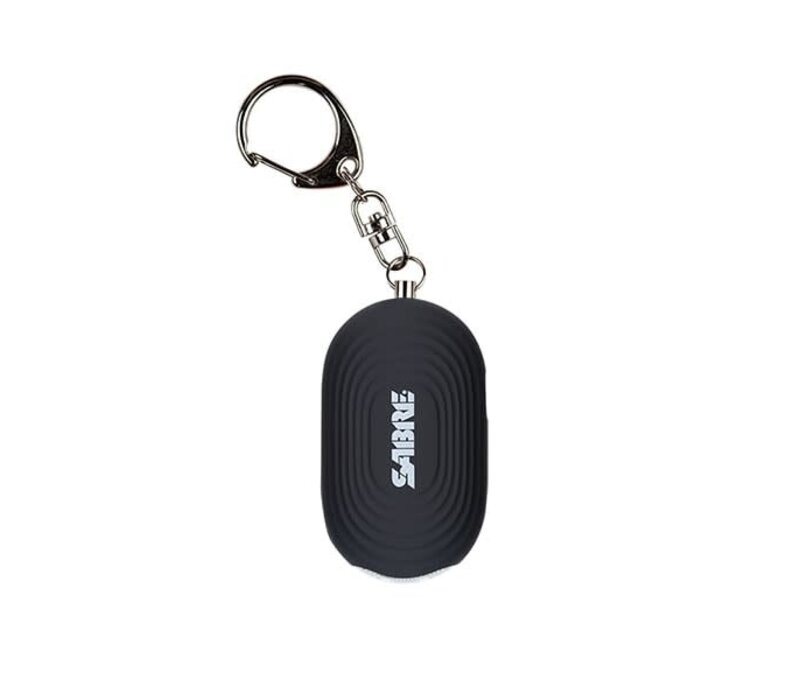 Sabre, Personal Alarm w/LED Light, Black