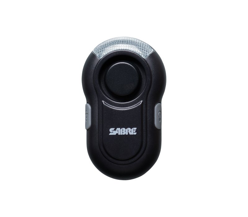 Sabre Personal Alarm with LED Light -Black
