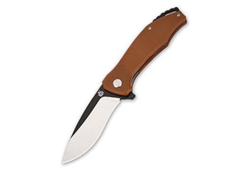 QSP Knife QS122-A--QSP, Raven w/ Walnut  G10 handle