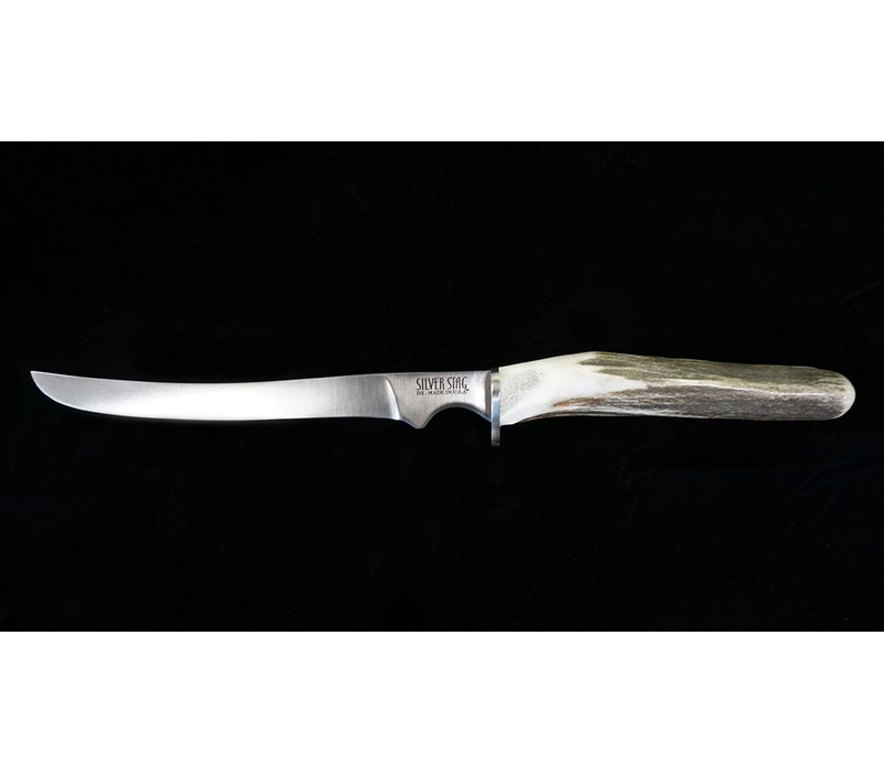 Silver Stag Woods & Water AEB-L Stainless, Elk Stick Handle