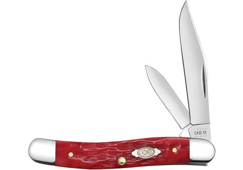 Case & Sons Cutlery Co. Case Cutlery Medium Jack Knife- Dark Red Bone, Carbon Steel (CV)