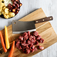 Lamson 7.25″ Heavy Duty Meat Cleaver with Walnut Handle