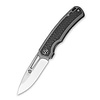 QSP Knife QS127-B--QSP, Puffin w/ Titanium , carbon fiber inlay handle