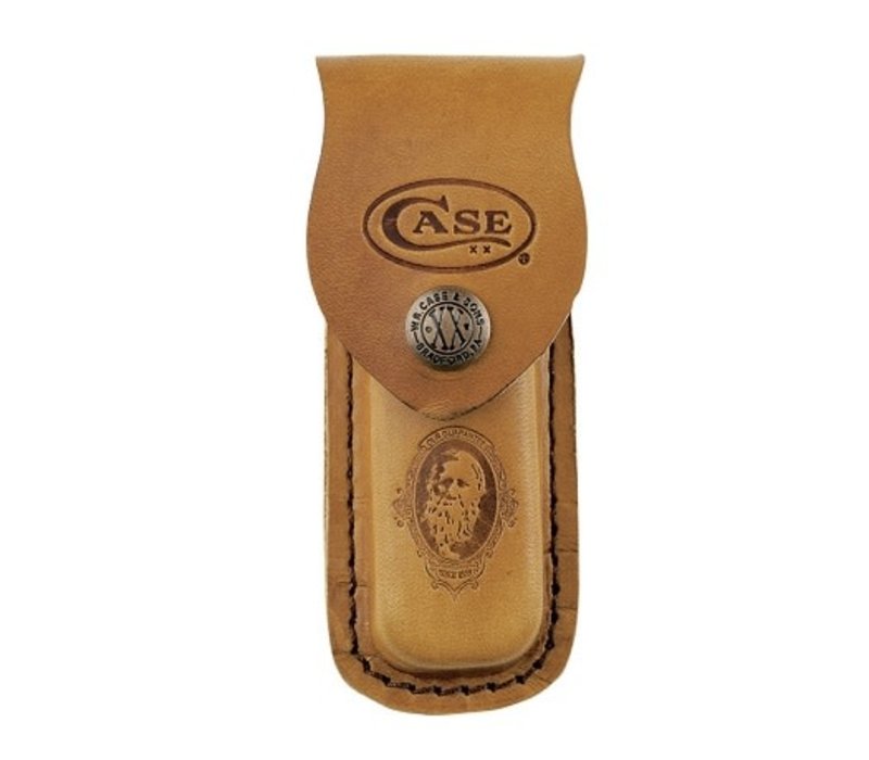 Case Cutlery Medium Leather Sheath-Brown