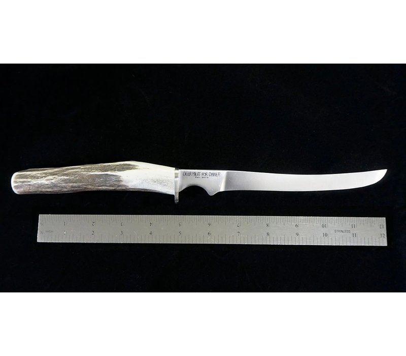 Silver Stag Woods & Water AEB-L Stainless, Elk Stick Handle
