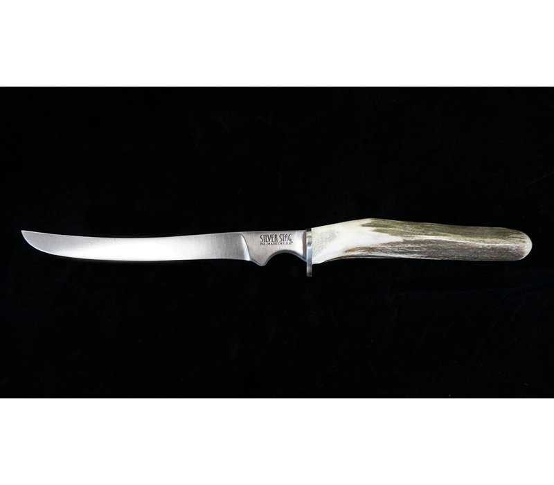 Silver Stag Woods & Water AEB-L Stainless, Elk Stick Handle