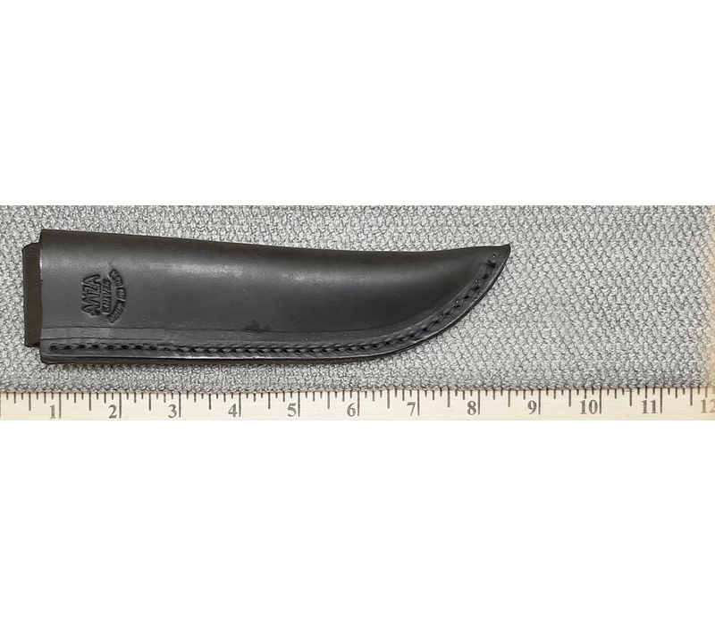 Anza Swat Carbon Steel Fixed Blade Knife- Red Micarta Handle