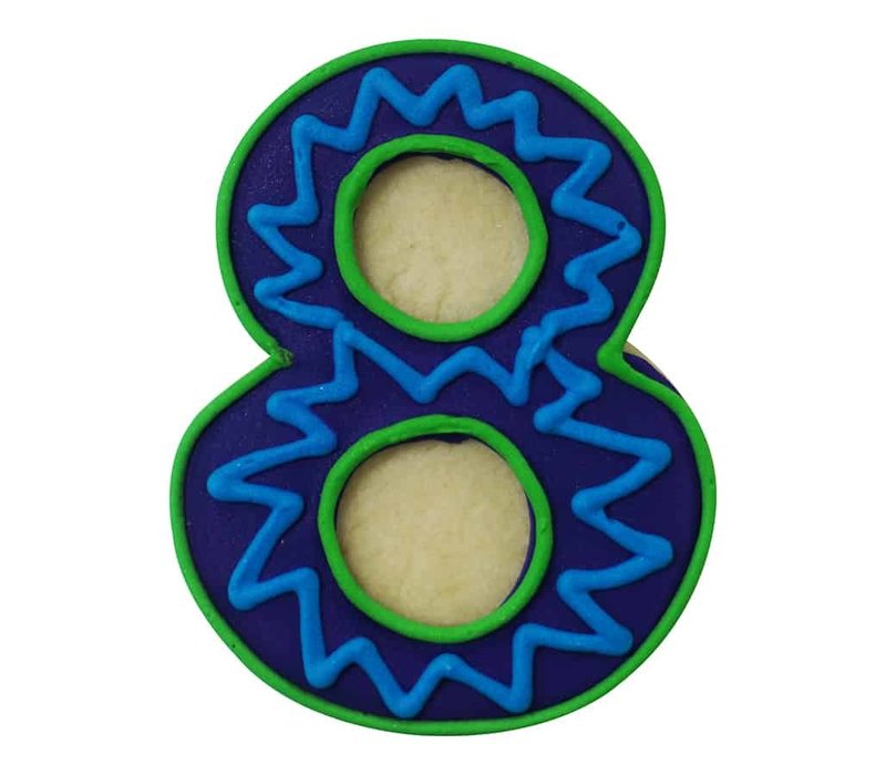 R&M Number 8 Cookie Cutter 3" (Single)