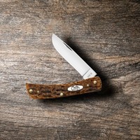 Case Cutlery Sod Buster Jr, Amber Bone Handle, Carbon Steel