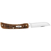 Case Cutlery Sod Buster Jr, Amber Bone Handle, Carbon Steel