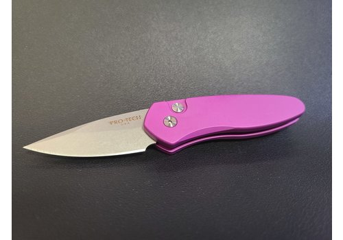 Pro-Tech Knives, LLC Pro-Tech, Sprint with purple handle and a CPM-S35vn powdered steel blade