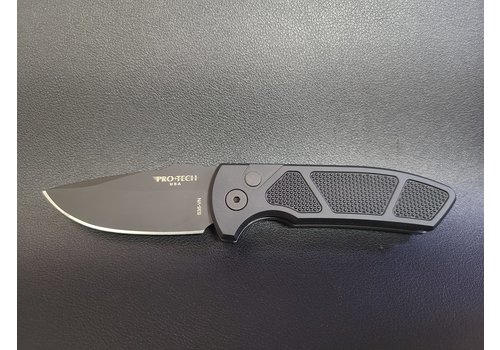Pro-Tech Knives, LLC Pro-Tech Short Blade Rockeye Auto Folder- All Black