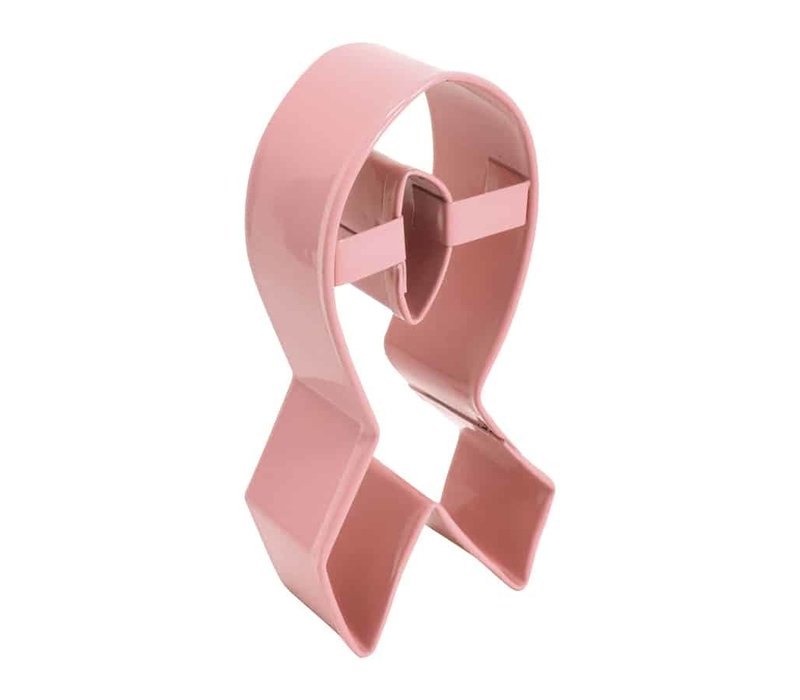 R&M, Pink Ribbon Cookie Cutter 3.75"