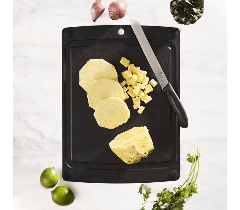 Epicurean All-In-One Cutting Board with Rubber Feet Slate 17.5" x 13"