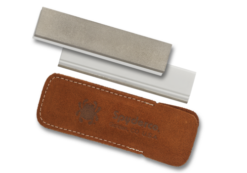Spyderco Knives Spyderco Double Stuff 2, CBN/Fine Ceramic Pocket Stone