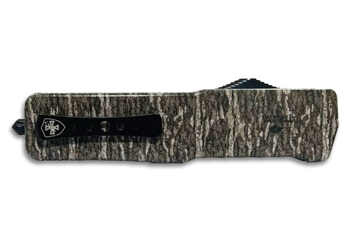 Templar Templar Knife Slim OTF, Mossy Oak Bottomland, Black D2 Tanto Blade