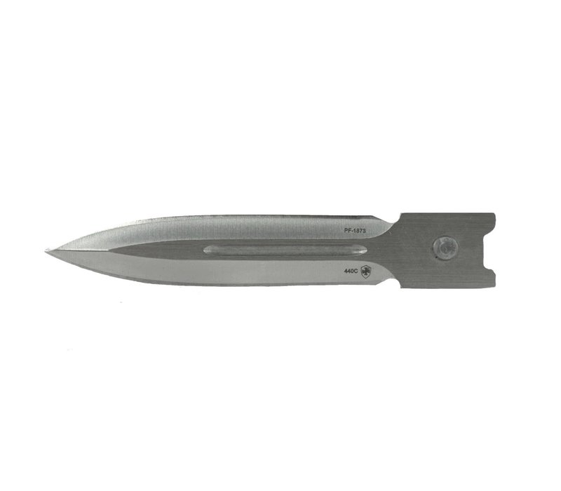 Templar Knife Large "Back the Blue" OTF, Silver 440C Dagger