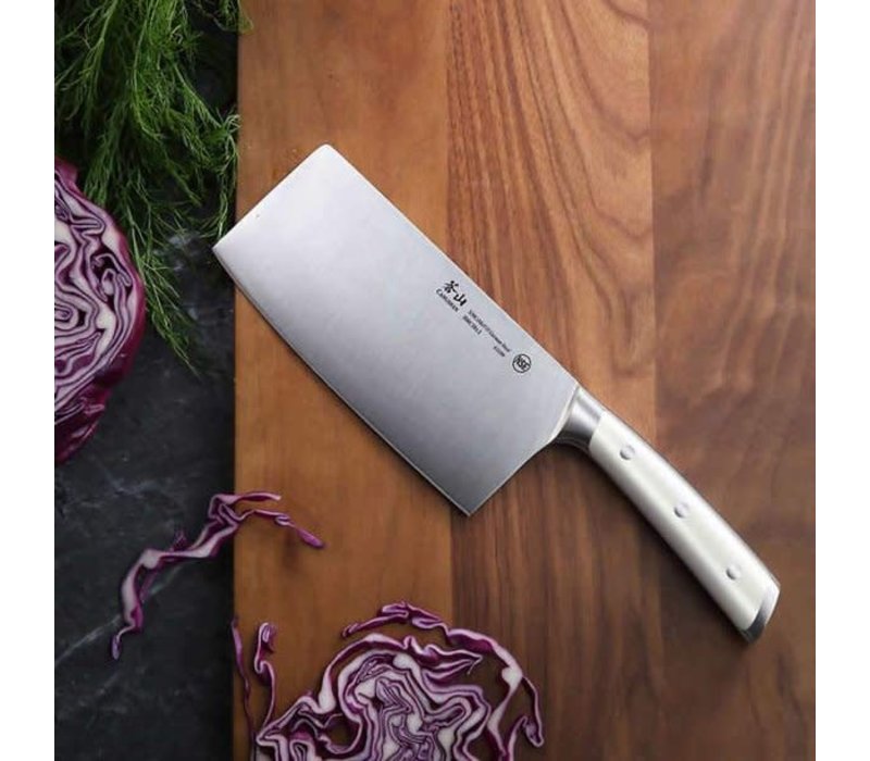 Cangshan, S1 Series 2pc Cleaver Set White Handle