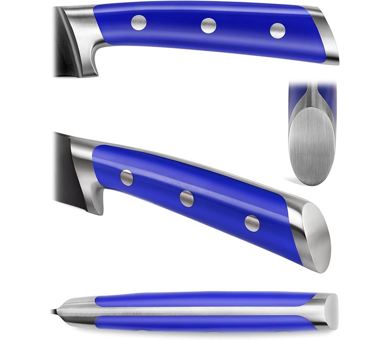 Cangshan 2pc Titanium Coated Santoku Starter Set Atlantic Blue