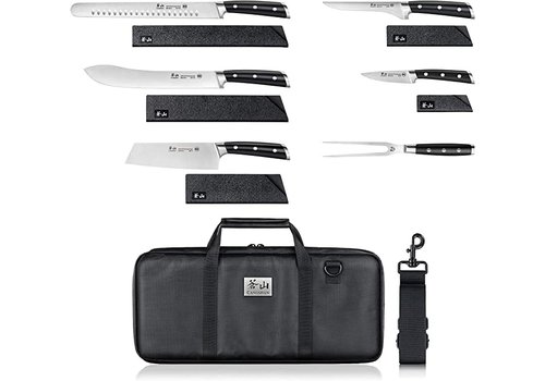 Cangshan Cangshan S Series 7-Piece BBQ Knife Set-Black
