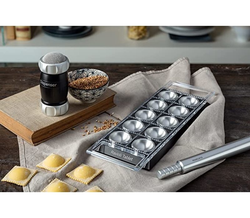 (Discontinued) Marcato Atlas Ravioli Tablet Pasta Maker Black