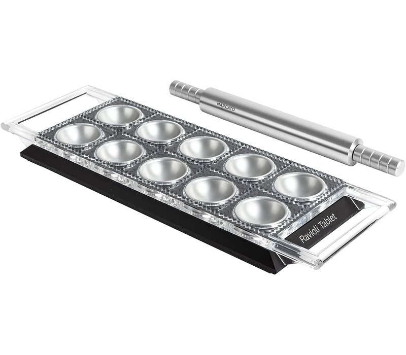 (Discontinued) Marcato Atlas Ravioli Tablet Pasta Maker Black