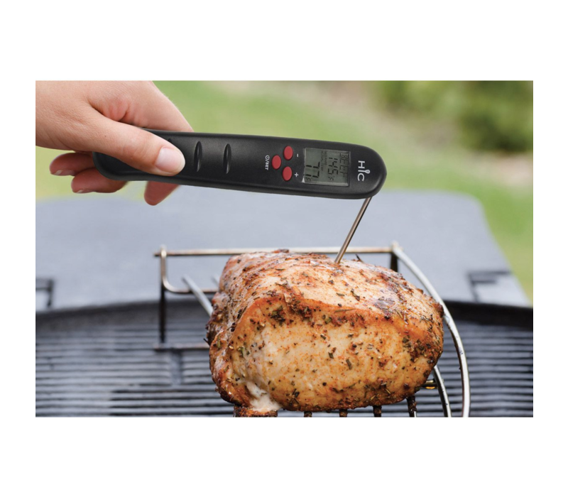 HIC Roasting Folding Instant Read Digital Meat Thermometer