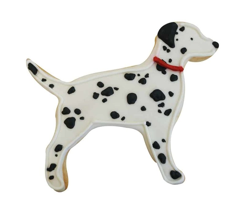 (discontinued) R&M Labrador-Dalmatian Cookie Cutter 4" - Brown