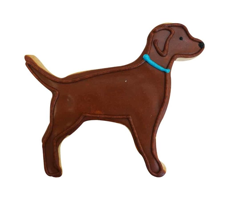 (discontinued) R&M Labrador-Dalmatian Cookie Cutter 4" - Brown