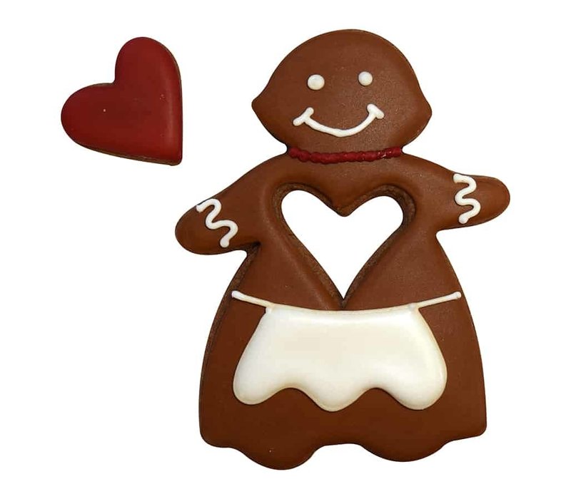 R&M Gingerbread Girl Cookie Cutter 5"