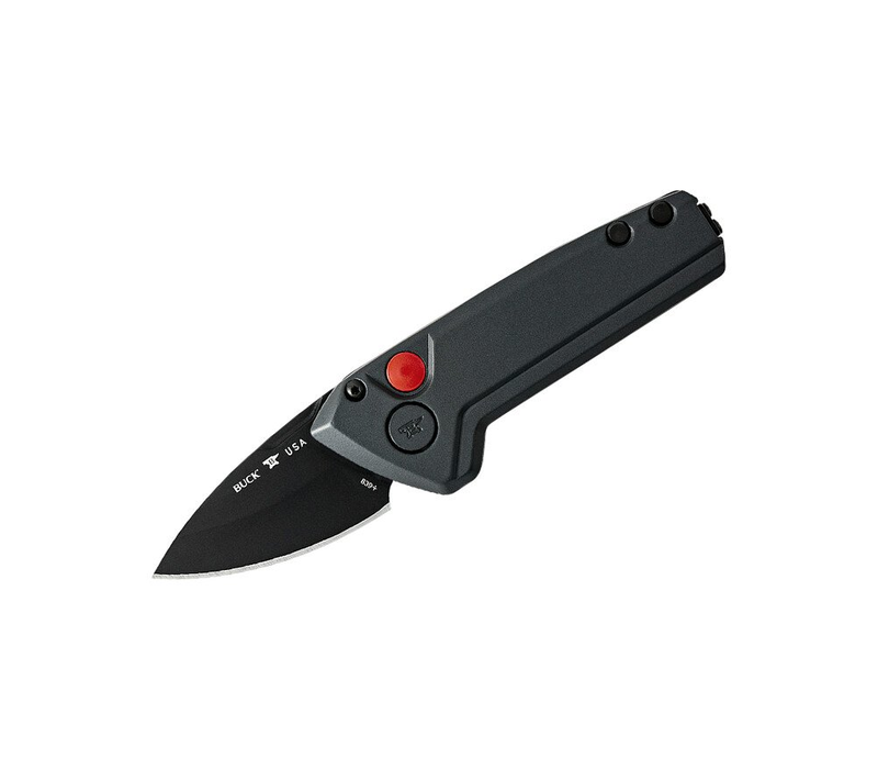 Buck Mini Deploy Automatic- Sniper Grey, 154CM Steel