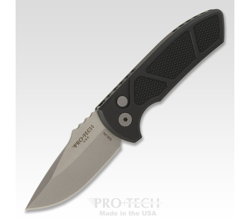 Pro-Tech SBR Auto Folder, Black Texture Al Handle, S35VN