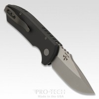 Pro-Tech SBR Auto Folder, Black Texture Al Handle, S35VN